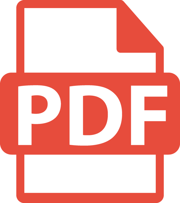Icona rossa di un documento PDF.